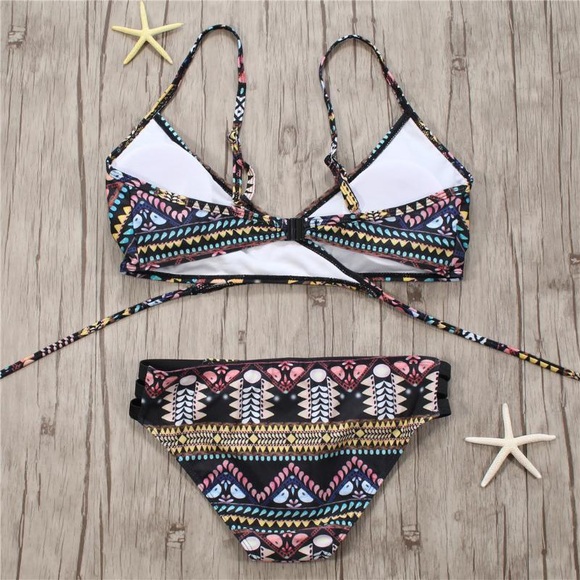 🔥SALE🔥Aztec boho strappy bikini - Picture 6 of 7